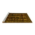 thumbnail image 2 of Ahgly Company Machine Washable Indoor Round Persian Yellow Traditional Area Rugs, 7' Round, 2 of 4