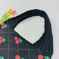 thumbnail image 3 of Comestibles Ganchillo Bolso Hobo Punto Lindo Hombro para Mujer Y2K Femenino, 3 of 9