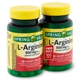 thumbnail image 2 of Spring Valley L-Arginine Amino Acid Supplements, 500 mg, 100 Count, 2 Pack, 2 of 8