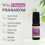 Pranarom Just Plain Relief Essential Oil Blend with Bergamot, Lavender, Peppermint & Helichrysum, 8 mL