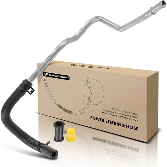 A-Premium Power Steering Hose Return Hose Line Assembly Compatible with Kia Forte 2010-2013 2.0L 2.4L Cooler To Reservoir (Lower)