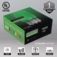 thumbnail image 4 of OptiCore C9 LED Green Christmas Lights, String Lights with Shatterproof Christmas Bulbs, 25 Lights, 25', 4 of 7