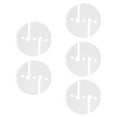 thumbnail image 1 of Marqueur Rond Durable de 5 Pièces pour Grotte de Plongée et Épave Blanche, 1 of 8