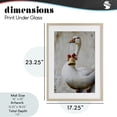 thumbnail image 3 of Festive Jingle Goose Birch Framed Print Under Glass, design by Petal Prints Design, 3 of 10