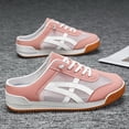 thumbnail image 6 of Men's Backless Mesh Retro Mule Trainer Shoes Breathable Non Slip Gum Sole Slip On Casual Walking Sneakers, 6 of 6