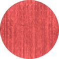 thumbnail image 1 of Ahgly Company Indoor Round Abstract Red Contemporary Area Rugs, 7' Round, 1 of 4
