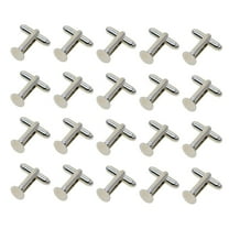 20Pc Silver Cuff Links Blanks 8mm Settings Base Men Cufflinks Findings