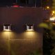 thumbnail image 5 of Lámpara 6 uds blanco cálido 4 luces LED solares de escalera de pared impermeable para seguridad Sywqhk Para estrenar, 5 of 7