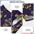 thumbnail image 6 of FORMRS Kids Pajama Pants with Pockets Size 13-14Y Boys Lounge Sleep Bottoms, Purple Flowers Pattern, 6 of 8