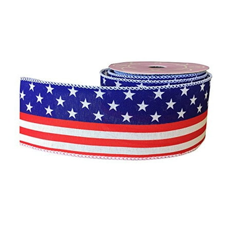 ribbon wired flag yards veterans patriotic wreaths 4th trees memorial decorations crafts july american