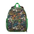 thumbnail image 1 of Skull and Floral Design Backpack - Waterproof & Padded for Comfort, 1 of 5