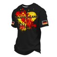 thumbnail image 1 of Women's Germany Football Graphic T-Shirt, Men's Soccer Graphic T-Shirt, Casual Short Sleeve Sports Top for Workout for Soccer Tournament 2026 Black Size: M, 1 of 5
