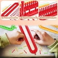 thumbnail image 3 of KEINXS 3 Pieces Rectangular Knitting Loom Set, Dense Pegs, Colorful Plastic Weaving Looms, Hat Scarf Loom Set, DIY Craft Tools, Yarn Weaving Kits with a Crochet Hook and Needle (Color is Random), 3 of 5