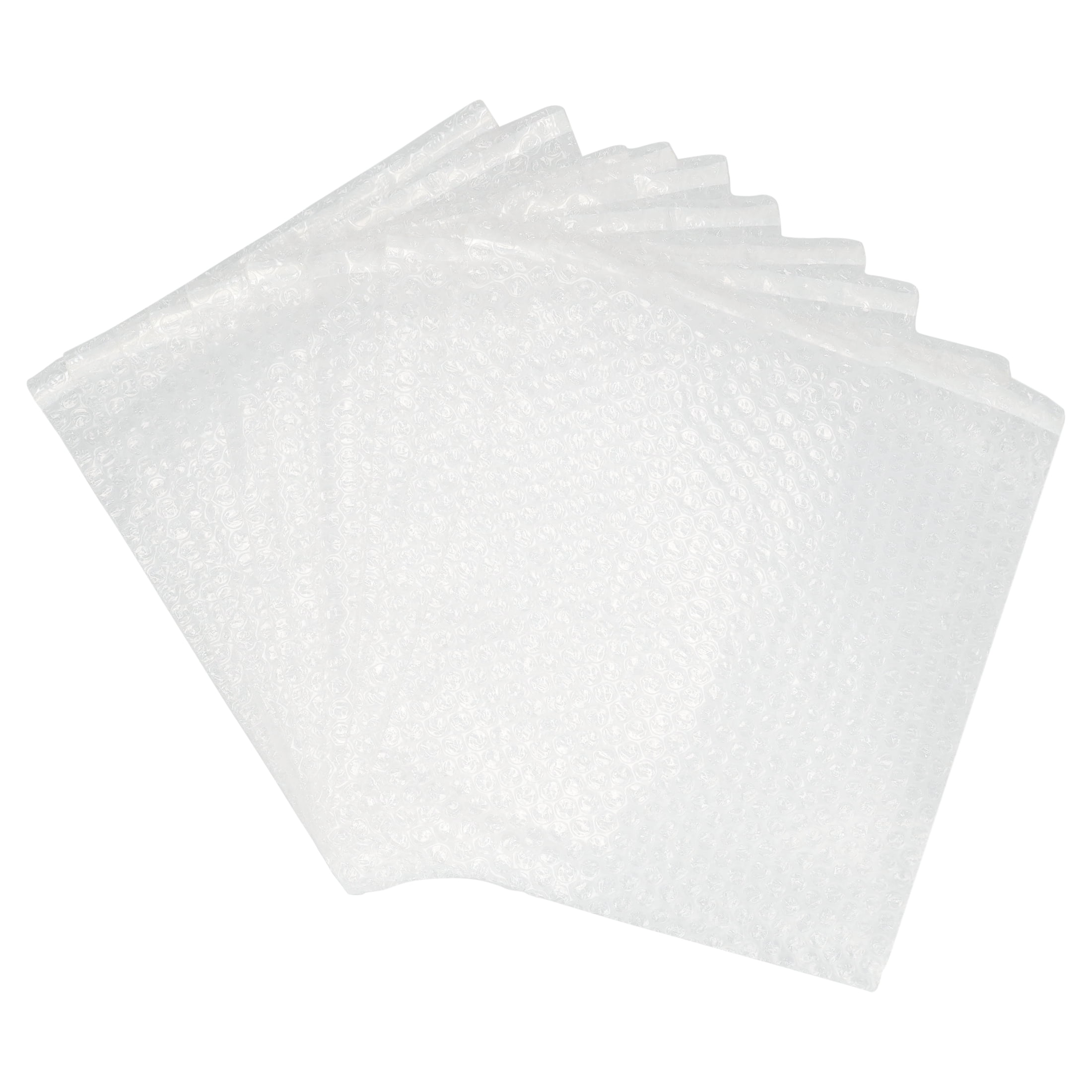 Walmart Self-Sealing Bubble Pouches, Clear, 10" x 10", 20 Count