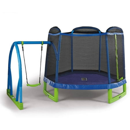 Bounce Pro My First Jump 7-Foot Trampoline and Swing,