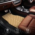 thumbnail image 4 of Salouo Submarine Sub Sandwich for Car Floor Mat Set of 4–Car Carpet Mats - Car Mats with Anti-Slip Backing & Driver Heel Pad Universal Fit for Cars, Trucks, SUVs, and Vans, 4 of 6