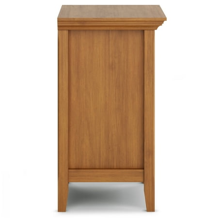Simpli Home - Amherst Bedside Table - Light Golden Brown