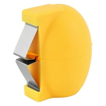 Egg Cracker Tool Easy Shell Egg Opener Handheld Egg Seperator Tool for Baking Scrambled Eggs and Omelets No Mess No Shell Pieces Yellow (1 Pcs)