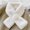 White, variant on Plush Scarf Fluffy Faux Fur Collar Scarf Wearable Blanket Women Warm Thickened Soft Autumn And Winter Cross Neck Khaki One Size