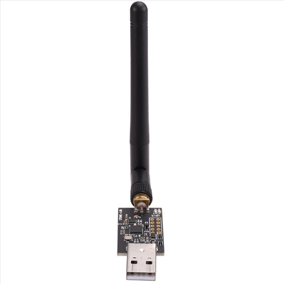 1 Unidad Crazyradio PA - Dongle de Radio USB de Alcance de 2,4 GHz con Antena Basado en NRF24LU1+ 1 Km de Alcance los
