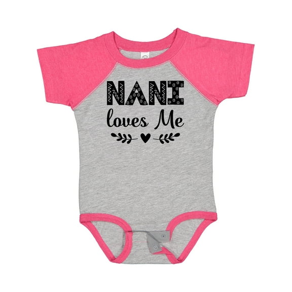 Inktastic Nani Loves Me Baby Clothes Girls Baby Bodysuit