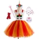 thumbnail image 2 of Bebé niñas princesa unicornio tutú vestido flores bebé niña cumpleaños fiesta vestidos tul niños Halloween Cosplay disfraces 10-12T Gao Jinjia LED, 2 of 2