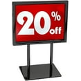 thumbnail image 3 of Countertop Sign Holder, Heavy Duty Metal Tabletop Black Card Display, 5.5" H X 7" W, 25 Pack, 3 of 3