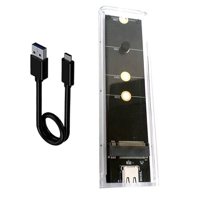 Caja de Disco Versátil Disfrute M.5 Doble Protocolo NVMENGFF para SATA SSD Tipo-C 3.1