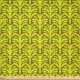 thumbnail image 2 of Ambesonne Abstract Fabric by the Yard Microfiber, Bush Inspired Motif, 5 Yards, Pale Coffee Yellow, 2 of 2