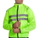 thumbnail image 4 of Chaqueta de ciclismo Eigraketly cortavientos impermeable para mujer Verde 2XL/EURXL, 4 of 6