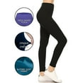 thumbnail image 5 of Sofra Women's & Plus One Size Seamless High Waist Extra-Wide Banded Ankle Length Leggings, 5 of 5