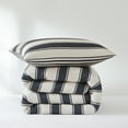 thumbnail image 4 of Lush Decor Gale Cabana Stripe? Reversible Comforter 2 Piece Set Twin/ Twin Xl Neutral & Gray - Striped Bedding Set - Kids Gray Comforter - Coastal Dorm Decor, 4 of 11