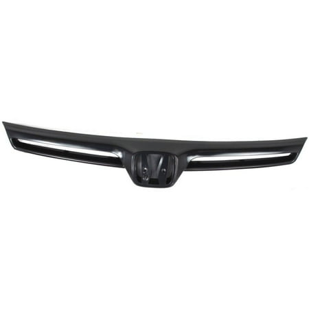 - NEW FRONT GRILLE BLACK MADE OF PLASTIC FITS 06-08 HONDA CIVIC 75100SVAA01ZA CAPA
