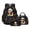 Panda Glasses Book Formula, variant on Xoenoiee Cat Astronaut Universe Print Kids Backpack School Bag 3-in-1 Bookbag Set with Lunch Box Pencil Case for Teen Girls Boys Schoolbag Elementary Preschool Bookbag Satchel