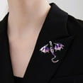 thumbnail image 6 of Hyasfey Vintage Oil-dripping Flying Dragon Brooch Rhinestone Cartoon Enamel Animal Shape Men Women Clothing Hat Bag Lapel Pin Fashion Jewelry Gift, 6 of 7