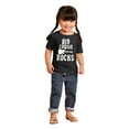 thumbnail image 4 of Big Cousin Rocks Cuz Relatives Toddler Boy Girl T Shirt Infant Toddler Brisco Brands 6M, 4 of 6