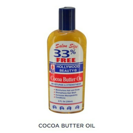 Hollywood Beauty Coco Butter Hair Oil 2 Oz