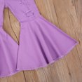 thumbnail image 6 of Toddler Kid Little Girls Denim Jeans Bell Bottom Flare Pants Long Pants, 6 of 6