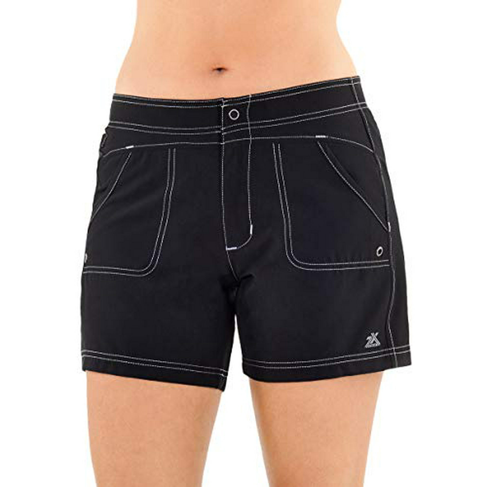 Black swim shorts womens hot sale