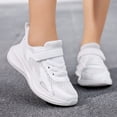 thumbnail image 5 of Dakaela 8-14Y Kids Shoes Toddler Boys Girls Athletic Running Sports Sneakers Lightweight Breathable Casual Tennis Shoes with Hook and Loop Light Gray 13.5, 5 of 8