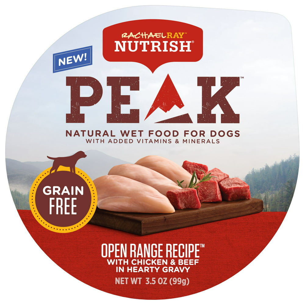 Rachael Ray Nutrish PEAK Natural Wet Dog Food, Grain Free ...