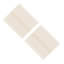 OUNONA 100 Pcs Orange Wood Sticks Cuticle Pusher Remover Manicure Pedicure Wood Nail Care Pusher for Home Nail Salon