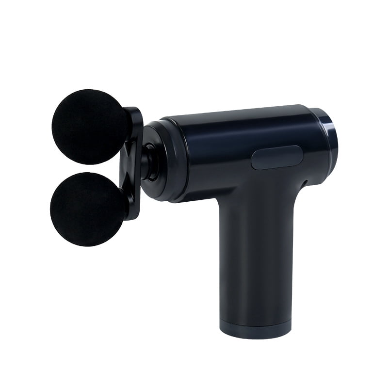 CNV Innovative Dual-Head Mini Massage Gun for Muscle Recovery, Portable Double-Node Percussion Massager with 6 Speeds, Deep Tissue Handheld Quiet Device, Type-C