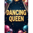 thumbnail image 6 of LUUFILx Disco Party Dancing Queen Backdrop Banner Event Background Wall Decorations Dance Floor Birthday Celebration Party Supplies Ballroom Theme Decor, 6 of 8