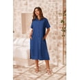 thumbnail image 3 of Zeagoo Womens Summer Dress Short Sleeve Casual Summer Sunress Tunic Dress Cover up with Pockets, 3 of 5