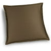 Canopy Reversible Solid Euro Sham Brown