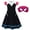A+Mask, variant on Girl Spider Costume with Mask Halloween Superhero Cosplay Outfits Set for 4-5Y
