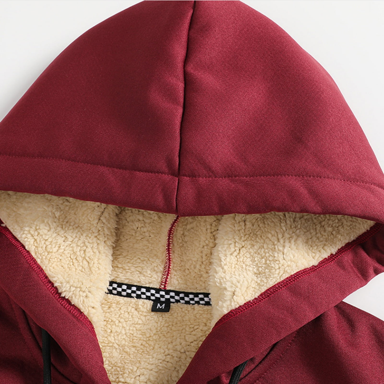 TrdSipl Men Fleece Hooded Vest Sleeveless Stand-Up Collar Zipper Up Waistcoat Outdoor Warm Jacket Coat Vest for Indoor Outdoor Hunt Camp