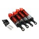 thumbnail image 4 of 4x Amortiguador de resortes de amortiguador delantero y trasero rojo para 1/10 Slash 4WD Sunnimix Amortiguador de choque RC Crawler, 4 of 5