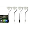 thumbnail image 2 of FloreceBien Lámpara solar para jardín exterior, 4 x luces solares de jardín con forma de diamante Luces solares para exterior impermeables para balcón, jardinera, jardineras y decoración de terraza, 2 of 7